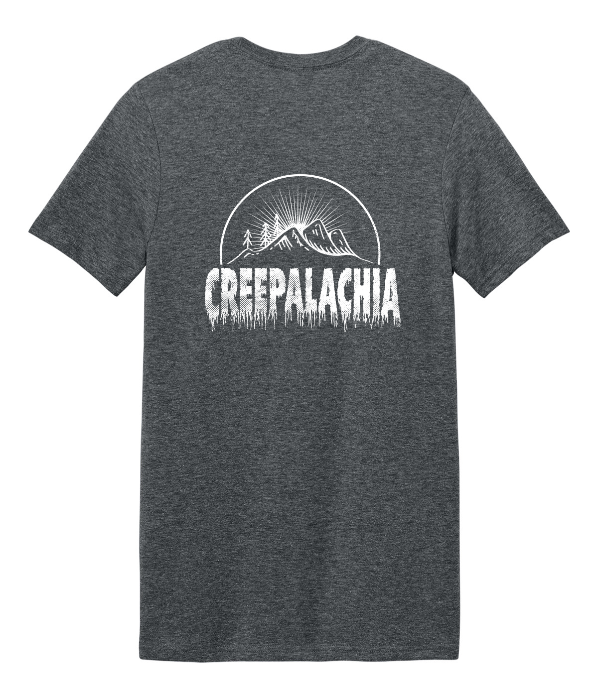 Classic Unisex Creepalachia White Logo Badge Tee