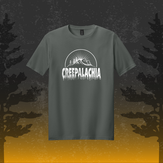 Classic Unisex White Logo Creepalachia Tee