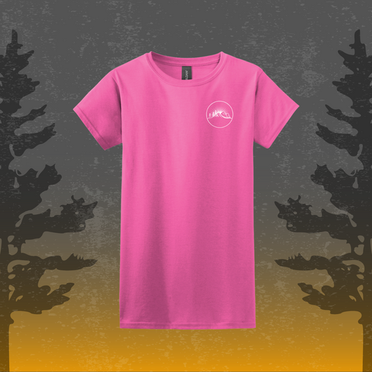 Classic Women's Semi-Fitted Creepalachia White Logo Badge Tee