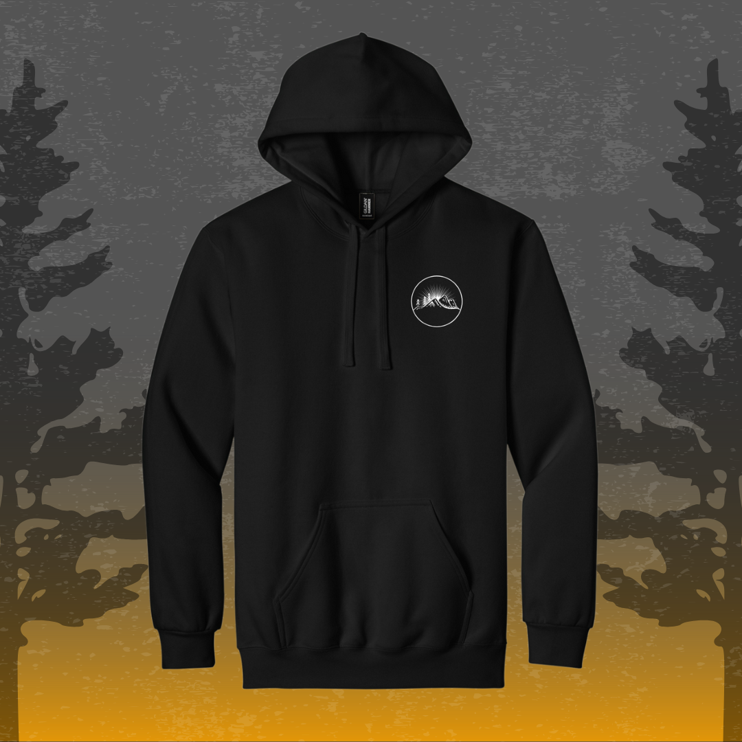 Classic White Logo Creepalachia Badge Hoodie