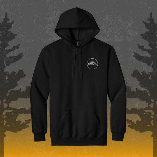 Classic White Logo Creepalachia Badge Hoodie