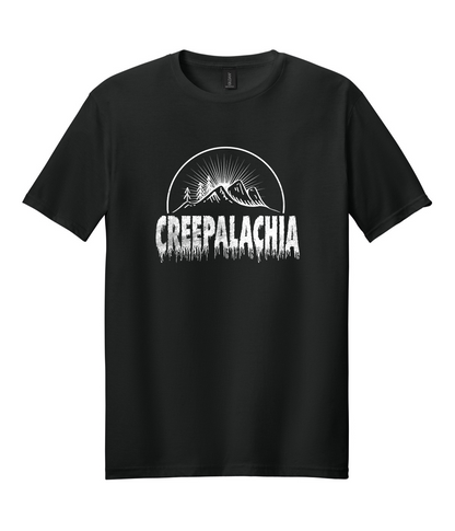 Classic Unisex White Logo Creepalachia Tee