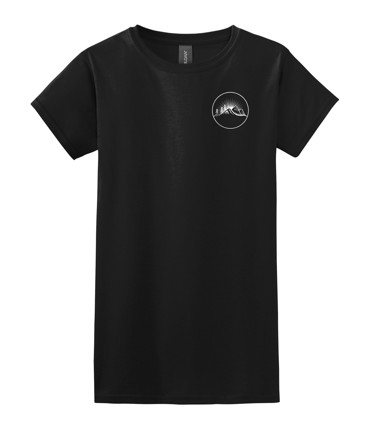 Classic Women's Semi-Fitted Creepalachia White Logo Badge Tee