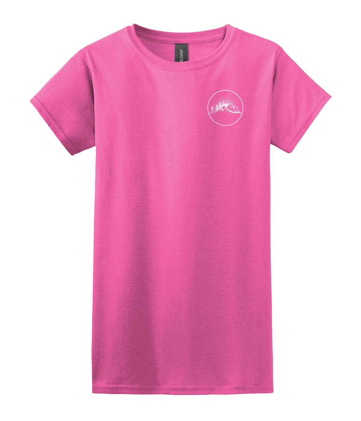 Classic Women's Semi-Fitted Creepalachia White Logo Badge Tee