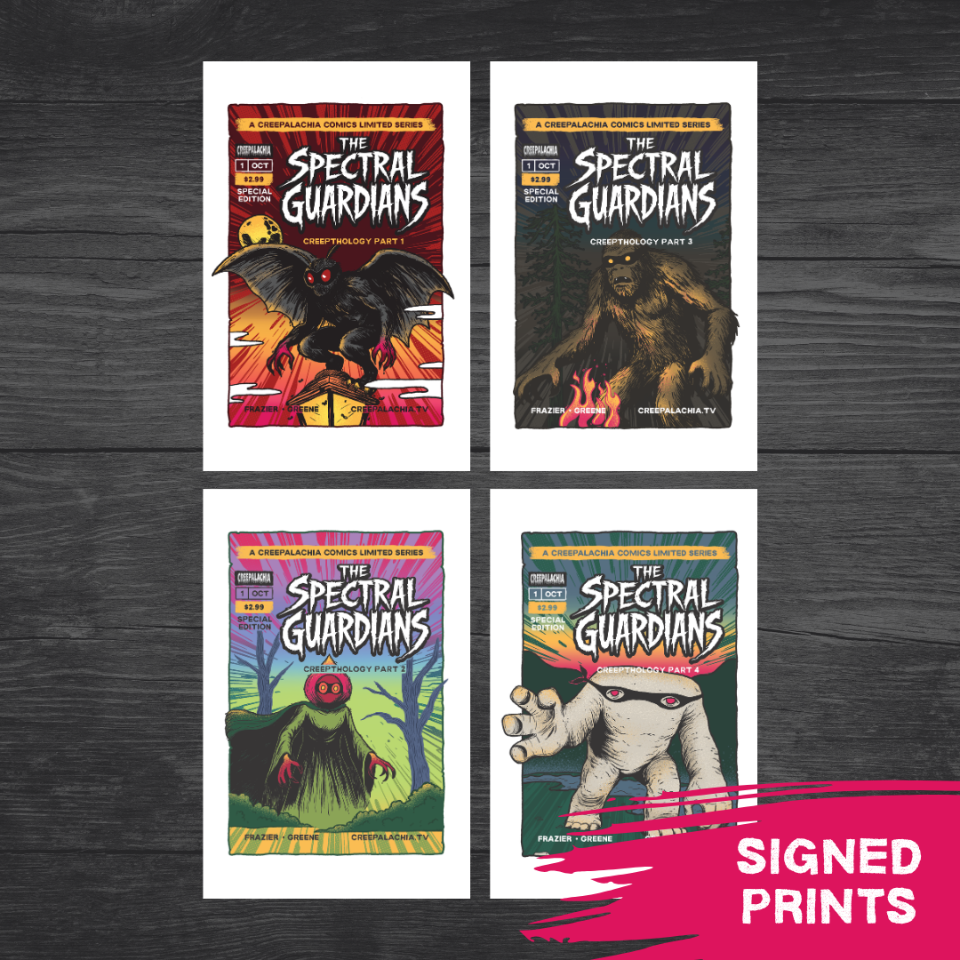 SIGNED! The Spectral Guardians Cryptid Art Prints